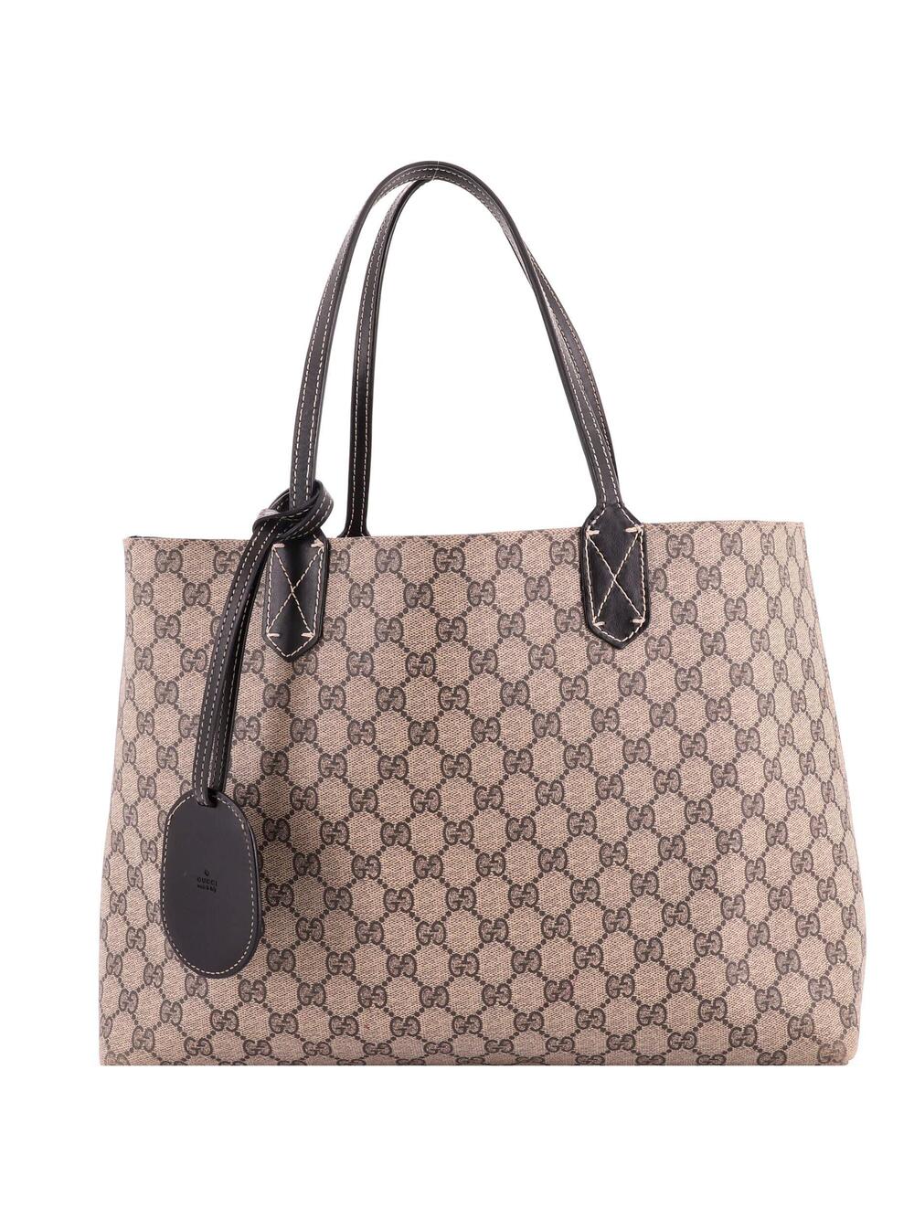 Gucci Reversible Tote Gg Coated Canvas #373056G12B